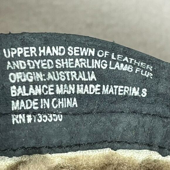 BORN Boots Women's Size 7.5 Zuniga Brown Distressed Leather Moto Winter Wool - Picture 7 of 14